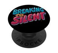 Amazing Breaking the Silent Logo PopSockets Adhesive PopGrip