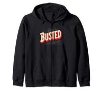 Amazing Busted Costume Zip Hoodie