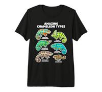 Amazing Chameleon Types Educational Reptile Premium T-Shirt