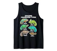 Amazing Chameleon Types Educational Reptile Tank Top