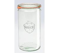 Amazing child Montessori Set of 6 Very Large 1600 ml Weck Cylinder Jar 21 cm High German in Classic Design Model 974