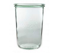 Amazing child Montessori SET OF SIX 850ml Large Weck Jars. German Made Classic Design. Model 743.