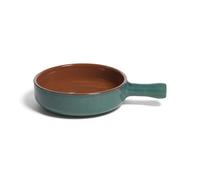 Amazing Cookware 20cm Terracotta Pan in 'Peacock Green