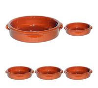 Amazing Cookware SB103 Natural Terracotta 17cm Round Dish (Pack of 5)