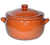 Amazing Cookware SB113 Natural Terracotta 3 Litre Stew Pot - Brown