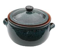 Amazing Cookware Terracotta Stew Pot 1.5L Peacock Green