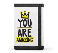 Amazing Crown Wallet for Men Trifold Wallets Credit Card Holder Minimalist Front Pocket for Women