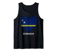 Amazing Curaçao Hearth Graphic Tank Top