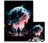 Amazing Cyberpunk Nights Adult Jigsaw Puzzles 1000 Pieces Puzzles for Adults for Birthdays Holidays Best for Christmas 1000 PCS(38x26cm)