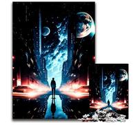 Amazing Cyberpunk Nights Jigsaw Puzzles for Adults 1000 Puzzles for Adults Perfect for Birthday Christmas 1000 PCS(38x26cm)