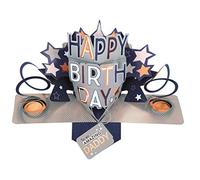 Amazing Daddy Happy Birthday Pop-Up Greeting Card Second Nature Pop Up Cards POP198MC05