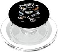 Amazing Dragonfly Types Educational Dragonfly Insect PopSockets PopGrip for MagSafe
