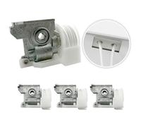 Amazing Drapery Hardware Pre-Corded Low Profile Cord Tilt Control - Fits Hex Rod, 1/4" Hex Hole, White, for 2" Horizontal Blinds - 4 Pack