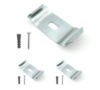 Amazing Drapery Hardware Vertical Blind Bracket Clips for 1-1/2 Inch Headrail with Mounting Screws and Plugs - 3 Pack
