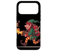 Amazing Elf with Flamethrower for Xmas Flames Lovers Case for iPhone 17 Pro Max