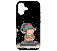 Amazing Elf with Headphones and DJ Booth Costume Case for iPhone 17