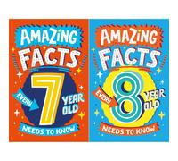 Amazing Facts Every 7 & 8 Year Old Needs to Know: Two Illustrated Children's General Knowledge Trivia & Fun Learning Activity Books Collection by Catherine Brereton (2-Book Set)
