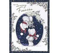 Amazing Fiancée Me to You Bear Boxed Christmas Card