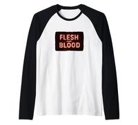 Amazing Flesh and Blood Logo Costume Raglan Baseball Tee