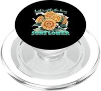 amazing flower love design for sunflower lovers PopSockets PopGrip for MagSafe