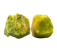Amazing Gemstone 2 Pieces Green Opal Raw Crystals and Healing Stones, Natural Rocks for Tumbling and DIY