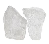 Amazing Gemstone 2 Pieces Premium Grade Clear Quartz Raw Crystals and Healing Stones, Natural Rocks for Tumbling and DIY
