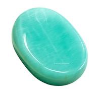 Amazing Gemstone Amazonite Worry Stone Crystals and Healing Stones - for Stress Relief Gifts Piedra Crystal Fidget, Relaxation Unique Stocking Stuffers Birthday Women