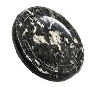 Amazing Gemstone Black and White Tourmaline Worry Stone Crystals Healing Stones - for Stress Relief Gifts Piedra Crystal Fidget Stocking Stuffers Birthday Women