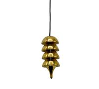 Amazing Gemstone Healing Metal Pendulums for Divination, Gold Osiris Steel Copper Pendulum High Energy Pendulo de Bronce Pendulos de Mesa MP23
