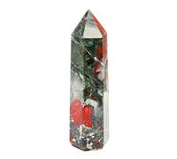 Amazing Gemstone Large African Bloodstone Crystal Towers ~ Natural Healing Point Obelisk for Reiki and Grid (5.5 to 6 INCH)