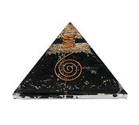 Amazing Gemstone Large Black Tourmaline Orgonite Pyramid - Organ Pyramids Positive Energy Healing