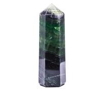 Amazing Gemstone Large Fluorite Crystal Towers ~ Natural Healing Point Obelisk for Reiki and Grid (5.5 to 6 INCH)