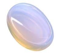 Amazing Gemstone Opalite Worry Stone Crystals and Healing Stones - for Stress Relief Gifts Piedra Crystal Fidget, Relaxation Unique Stocking Stuffers Birthday Women