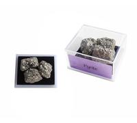 Amazing Gemstone Pyrite Raw Crystals and Healing Stones, Box Pack Natural Stones for Tumbling, Happiness, Raw Stones and Crystals