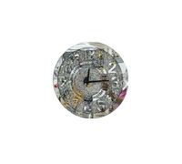 Amazing Gift Wall Clock Large Round Diamond Crystal Mirror Silent Quartz Non ticking Clock For Home Office Living Room Bedroom Decoration 40 CM