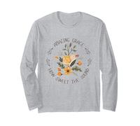 Amazing Grace Christian Hymn Boho Bird Long Sleeve T-Shirt