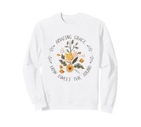 Amazing Grace Christian Hymn Boho Bird Sweatshirt