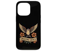 AMAZING GRACE - Christian Hymn - Swallow Bird Flowers Case for iPhone 13 Pro