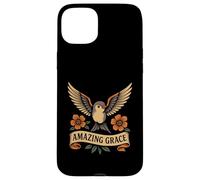 AMAZING GRACE - Christian Hymn - Swallow Bird Flowers Case for iPhone 15 Plus