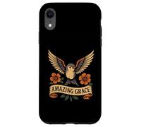 AMAZING GRACE - Christian Hymn - Swallow Bird Flowers Case for iPhone XR