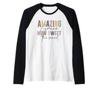 Amazing Grace How Sweet The Sound Uplift Raglan Baseball Tee