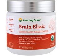Amazing Grass, Brain Elixir, Greens And Adaptogens, 4.2 oz (120 g)