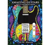 Amazing Guitars Vol.01 Electric (Amazing Guitars Coloring Books)