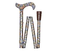 Amazing Health Classic Canes Folding Floral Walking Stick (Autumn Gold)