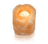 Amazing Health Wellness Natural Himalayan Salt Tealight Holders Chunky (1)