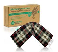 Amazing Health Wheat Bags Microwavable - Hot and Cold Pack for Men and Women - Microwave Heat Pad with Natural Wheat - Heat Pack Cotton Tartan Microwave Wheat Bag 42cm Long for Aches and Discomfort