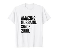 Amazing Husband Since 2000 25th wedding anniversary 25 years T-Shirt