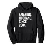 Amazing Husband Since 2004 22nd wedding anniversary 22 years Pullover Hoodie