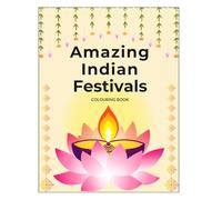 Amazing Indian Festivals Coloring Book