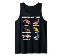 Amazing Koi Types Educational Fish Species Chart Tank Top